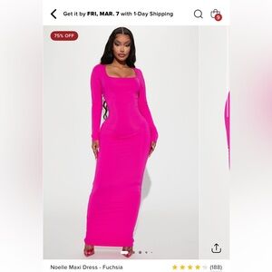 Fashion Nova
Noelle Maxi Dress
Size Medium
New with Tags